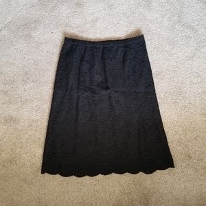 Diva Size L Lace Black Skirt